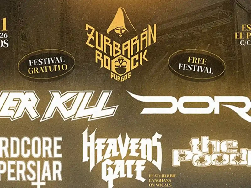 Se refuerza el cartel del Zurbarán Rock Burgos 2026