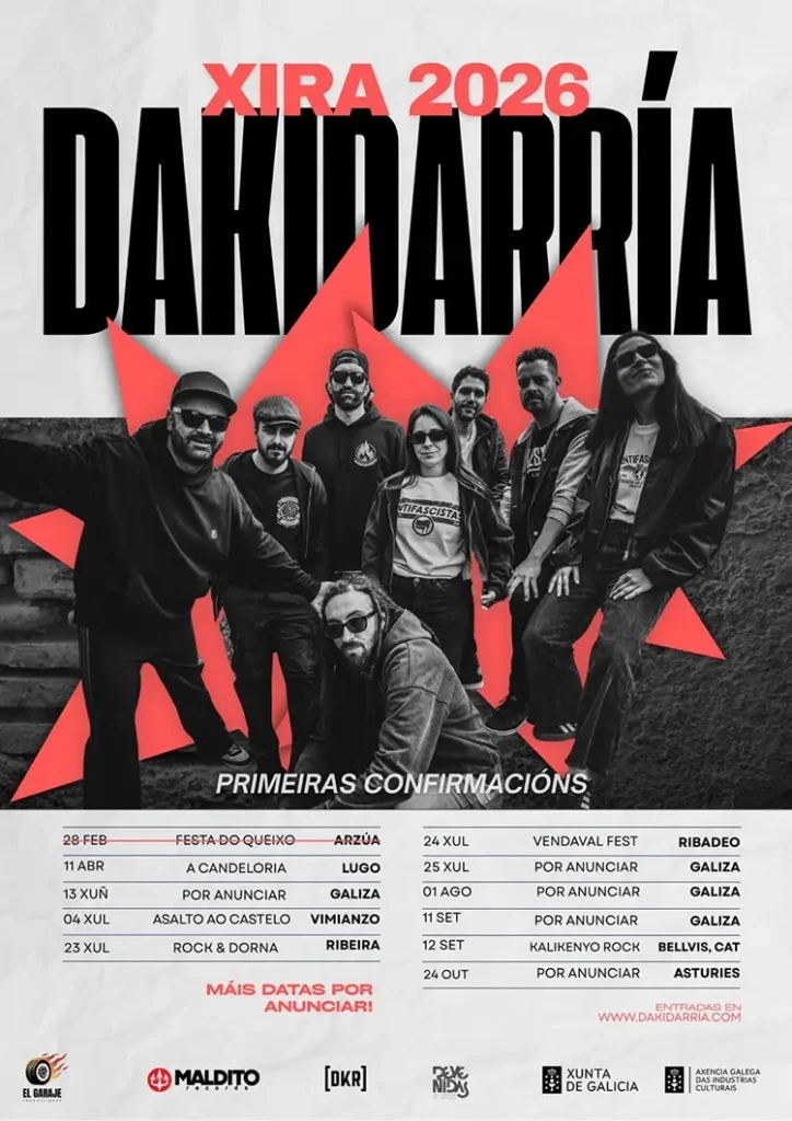 Gira Dakidarría Cartel de la nueva gira de Dakidarría
