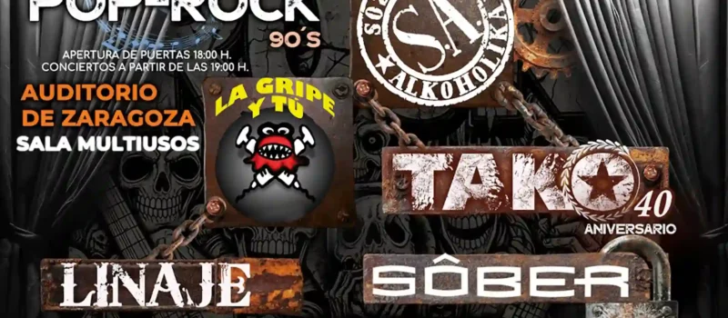 Cartel del séptimo certamen Pop Rock