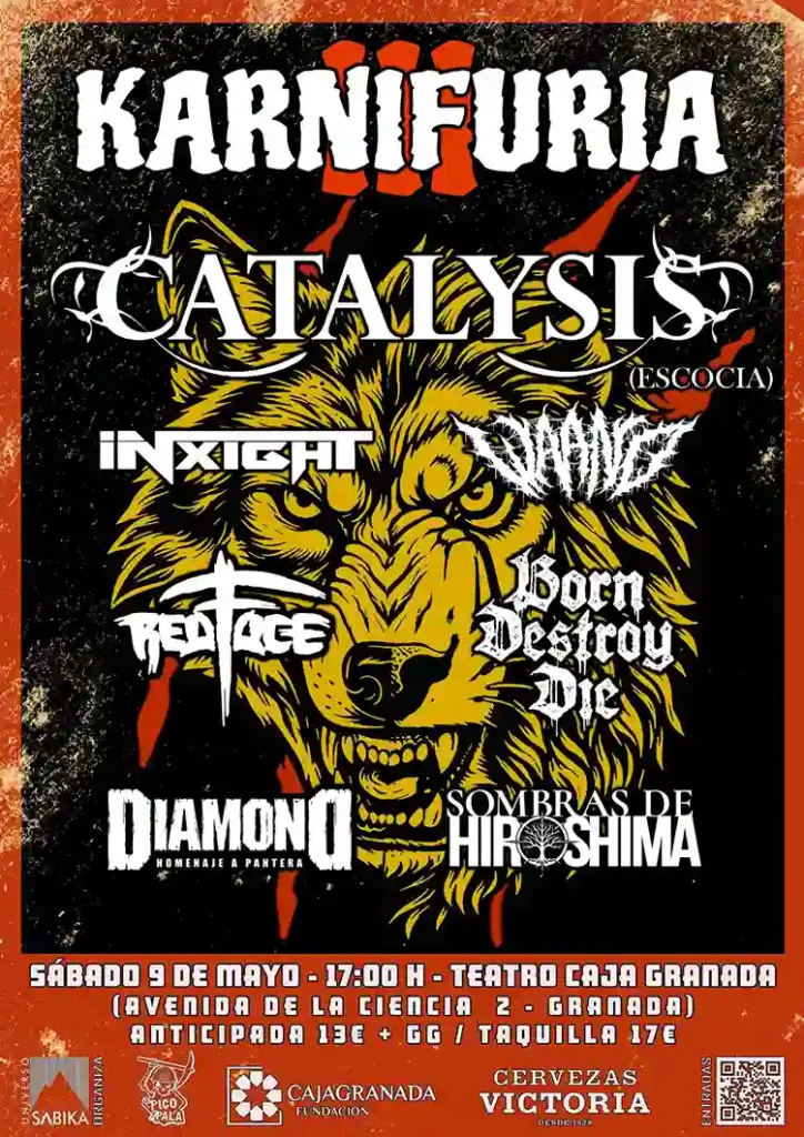 Karnifuria Fest Cartel de la tercera edición del Karnifuria Fest