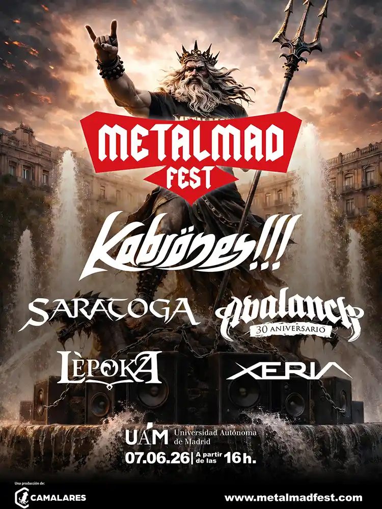 MetalMad Fest 2026 Cartel de la primera edición del MetalMad Fest