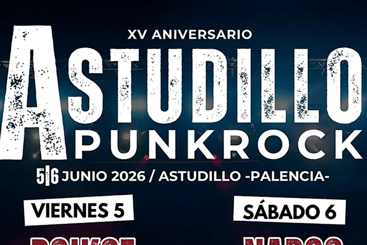Cartel por días del Astudillo Punk Rock 2026
