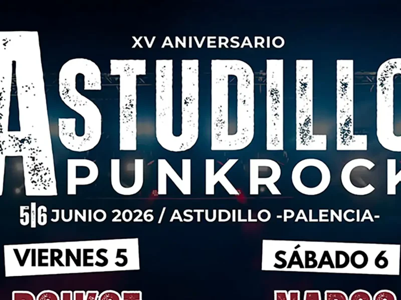 Cartel por días del Astudillo Punk Rock 2026