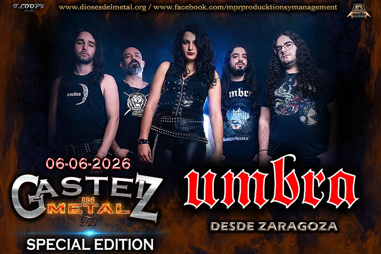 Gasteiz In Metal Special Edition 2026 II Cartel de Umbra en la edición especial del Gasteiz In Metal 2026