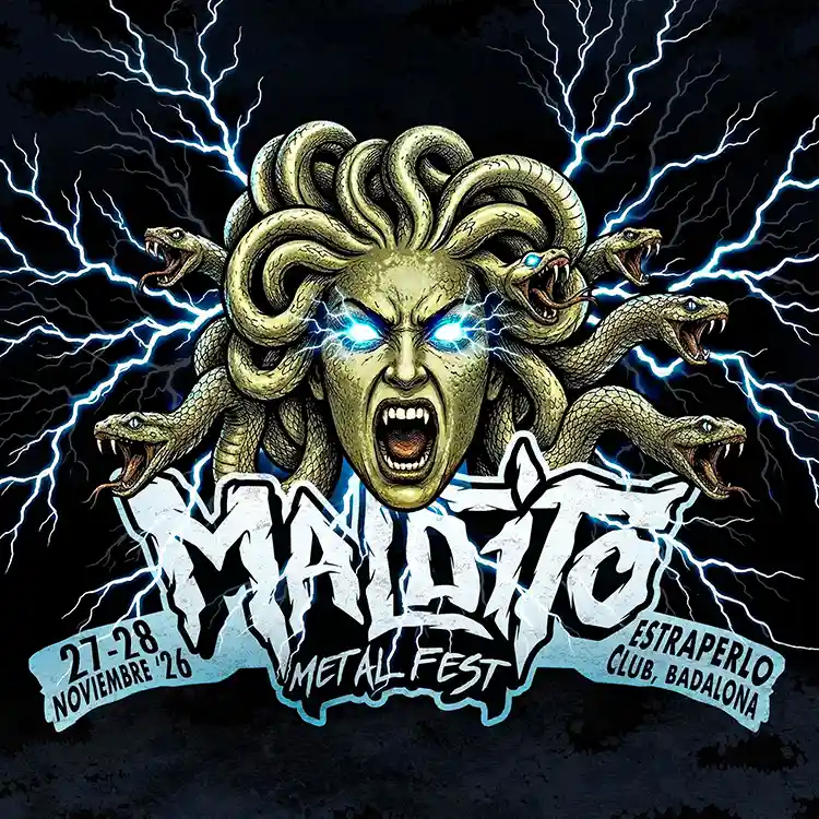 Maldito Metal Fest 2026 Cartel con las fechas de la tercera edición del Maldito Metal Fest