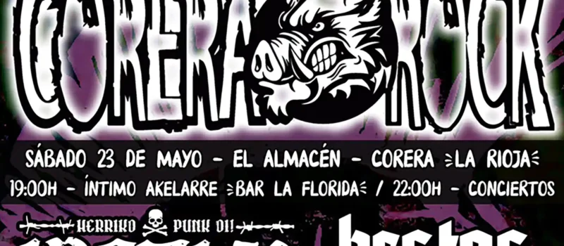 Cartel del CoreraRock 2026