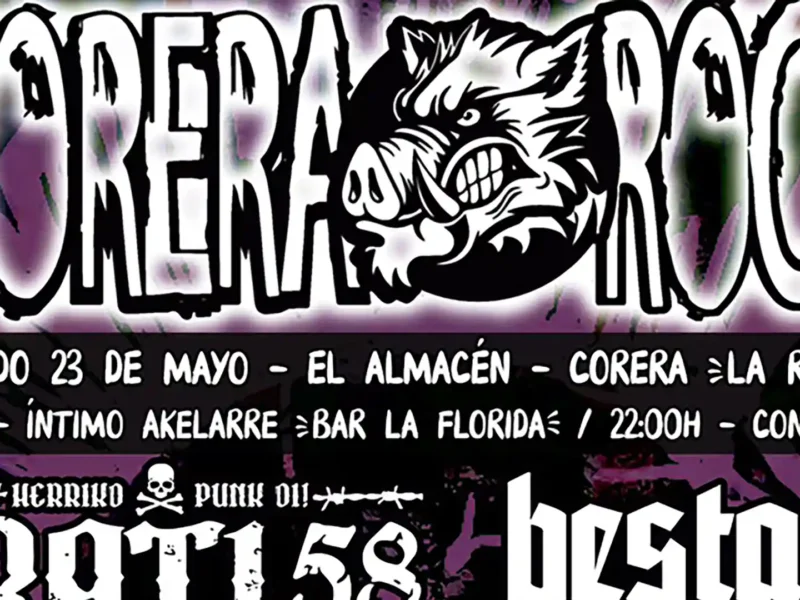 Cartel del CoreraRock 2026