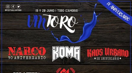 Cartel completo del festival Vintoro 2026