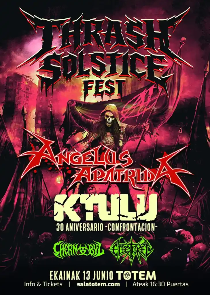 Thrash Solstice Fest Cartel de la primera edición del Thrash Solstice Fest