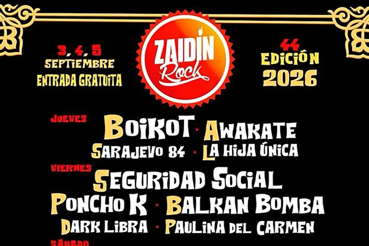 Cartel del Zaidín Rock 2026