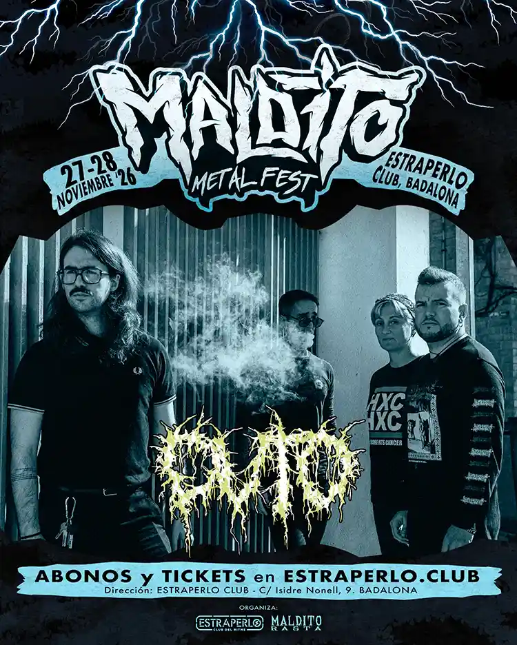 CVTO Maldito Metal Fest 2026 Cartel de CVTO en la próxima edición del Maldito Metal Fest