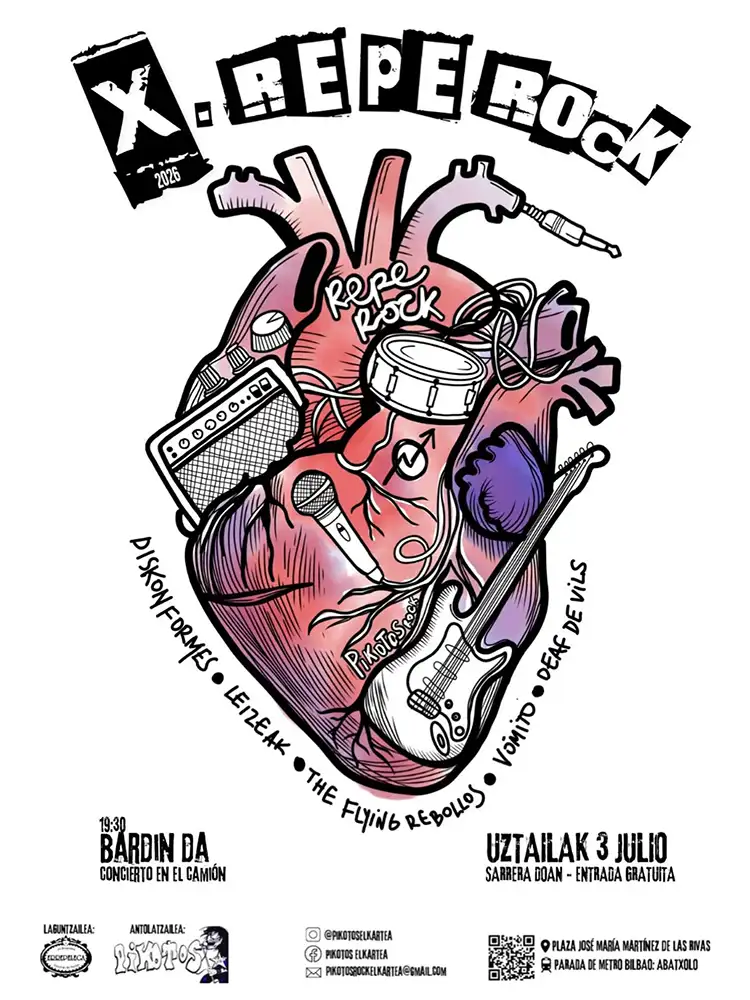 Repe Rock 2026 Cartel de la décima edición del Repe Rock