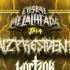 Metal album cover with a jagged logo, yellow neon border and lightning, and 'TA14' in yellow text at center.