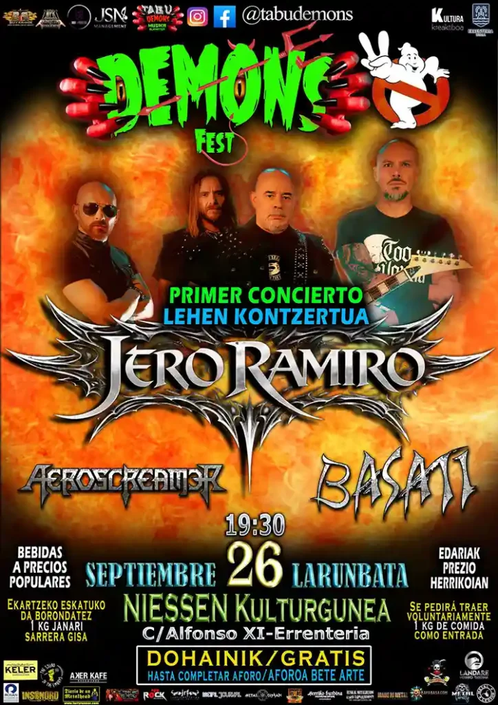 Demons Fest 2026 Cartel de la segunda edición del Demons Fest