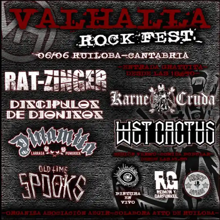 Cartel de la próxima edición del Valhalla Rock Fest
