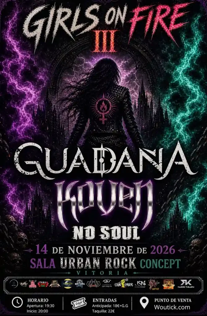 Cartel completo de la tercera edición del Girls On Fire