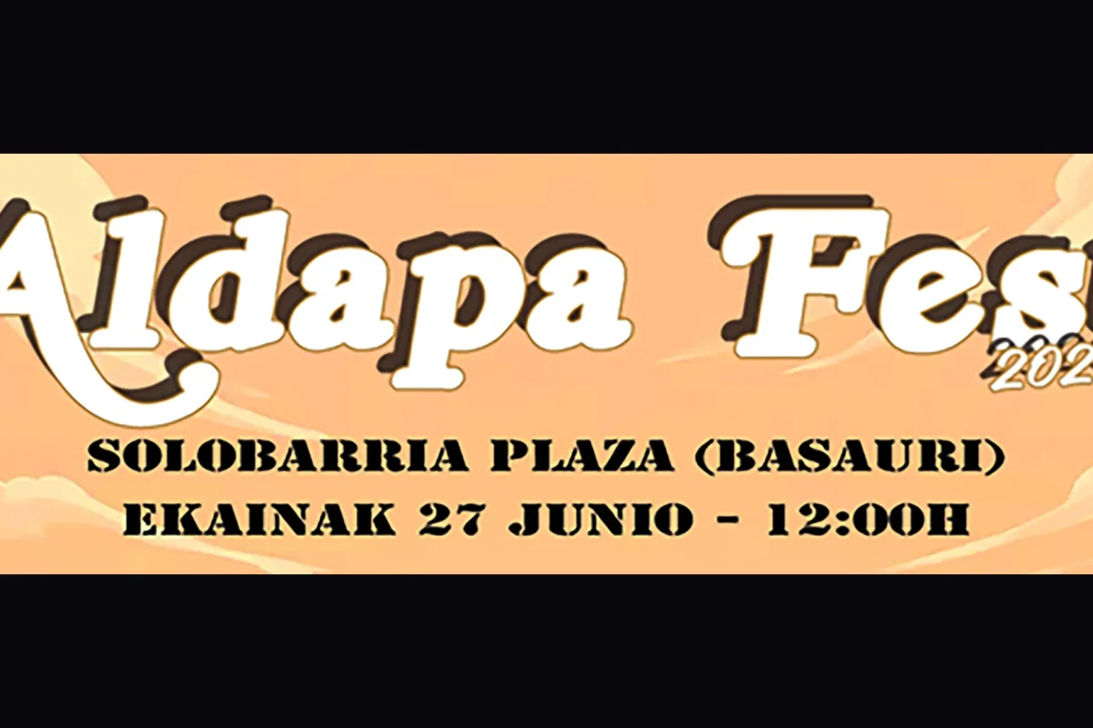 Este sábado se celebra el Aldapa Fest
