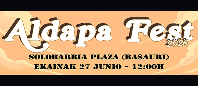 Este sábado se celebra el Aldapa Fest