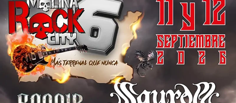 Cartel del Molina Rock City 2026