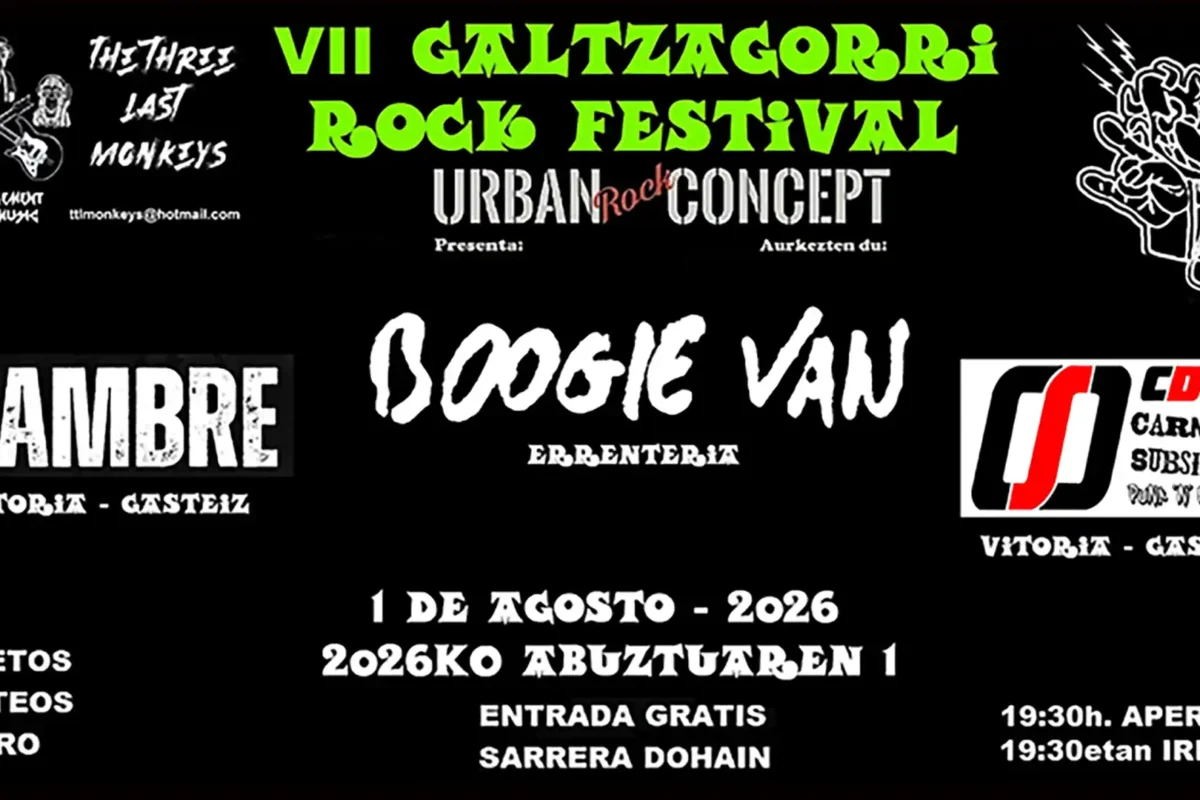 Cartel del Galtzagorri Rock Festival 2026