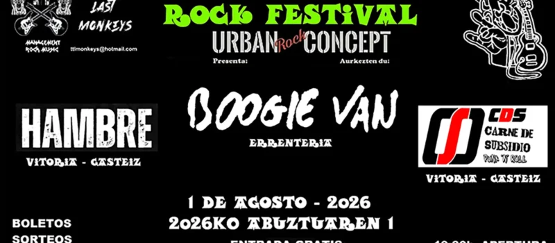 Cartel del Galtzagorri Rock Festival 2026
