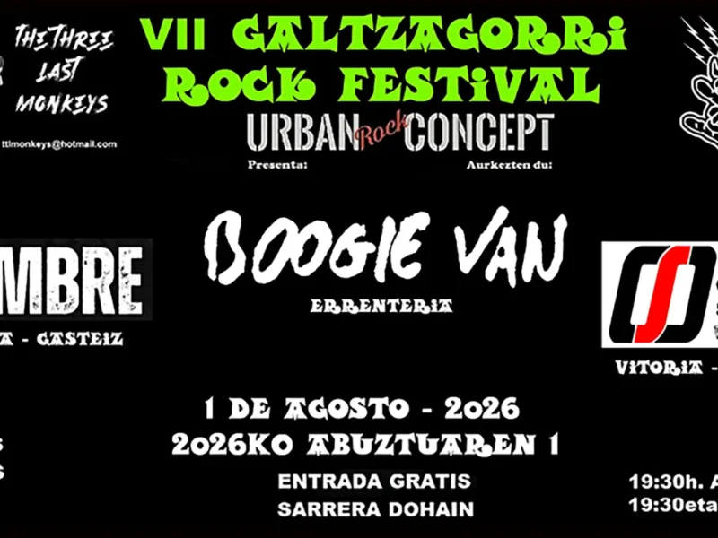 Cartel del Galtzagorri Rock Festival 2026
