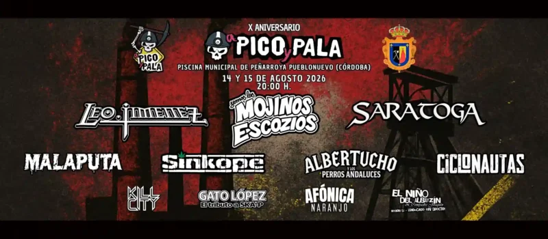 Horarios del Festival A Pico y Pala 2026
