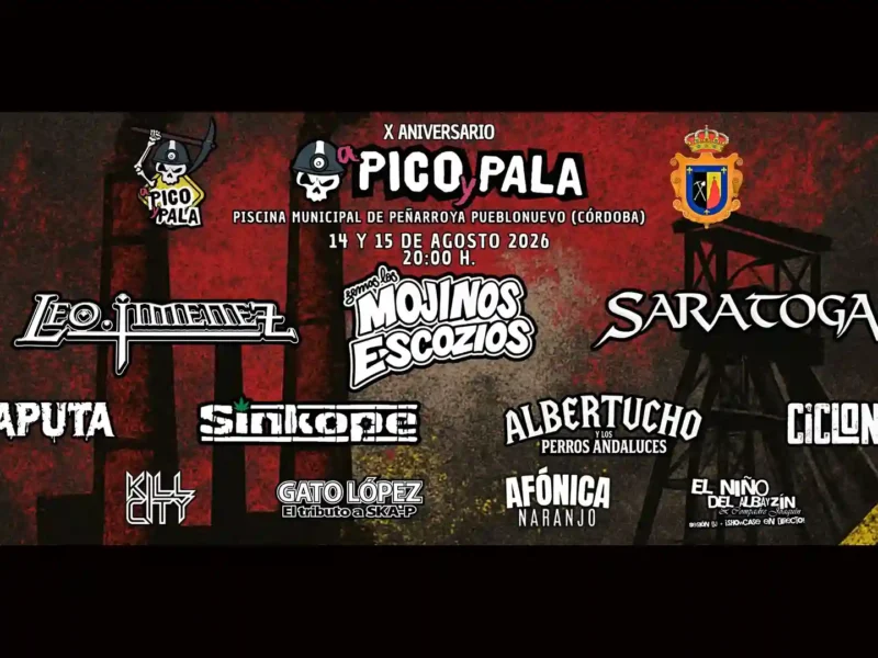 Horarios del Festival A Pico y Pala 2026