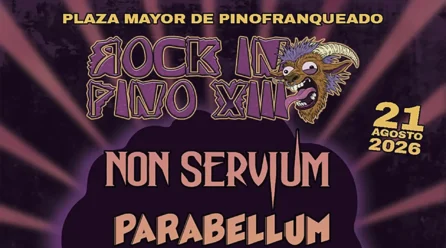 Horarios del Rock in Pino 2026
