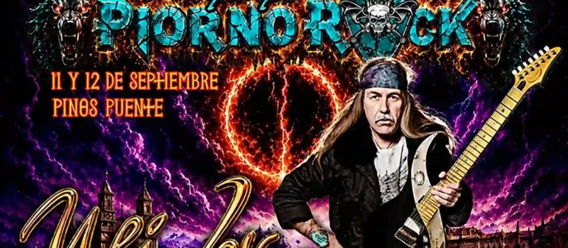 Cartel por días del Piorno Rock Festival 2026