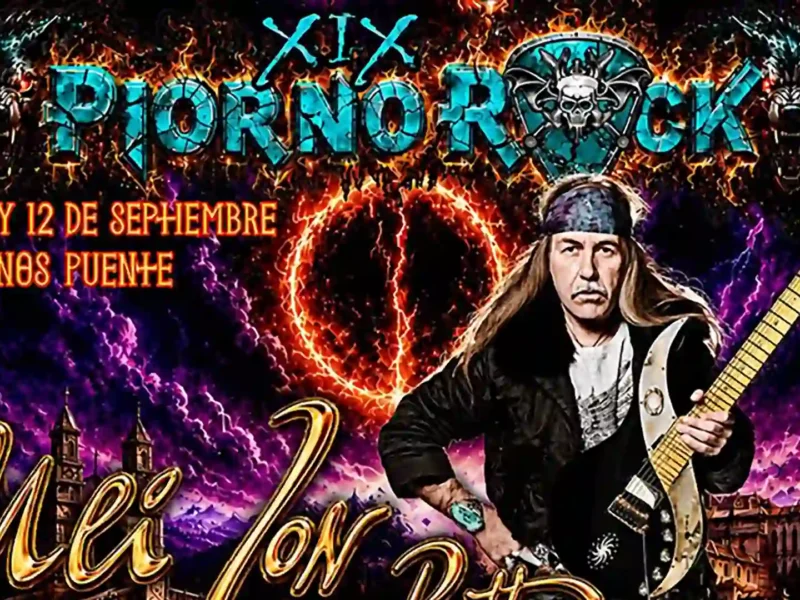 Cartel por días del Piorno Rock Festival 2026