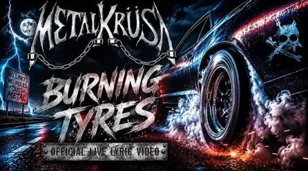 MetalkrüsA estrena Live Lyric Video “Burning Tyres”