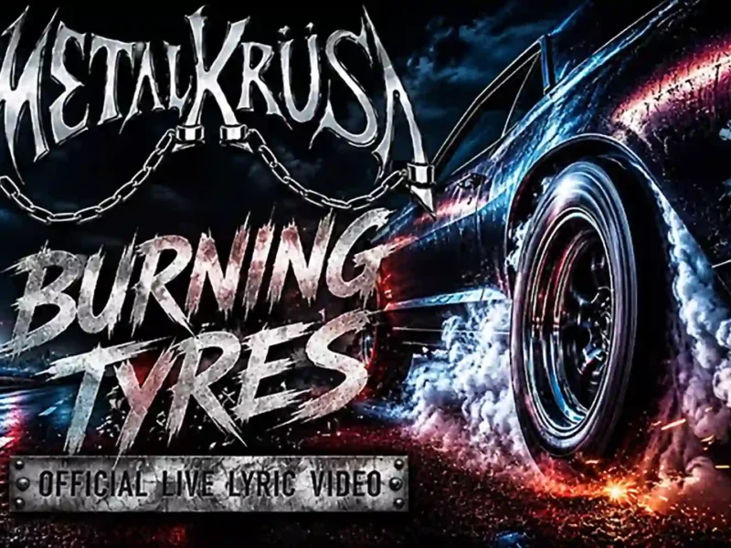 MetalkrüsA estrena Live Lyric Video “Burning Tyres”