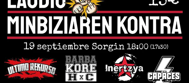 Horarios del Laudio Minbiziaren Kontra 2026