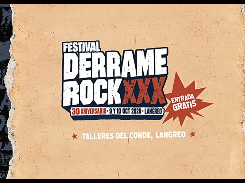 Cartel completo del Derrame Rock 2026