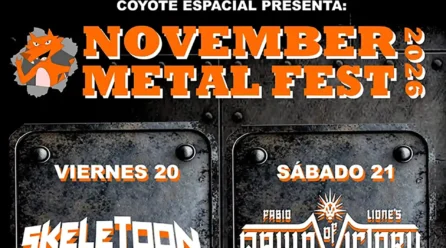 Cartel del November Metal Fest 2026