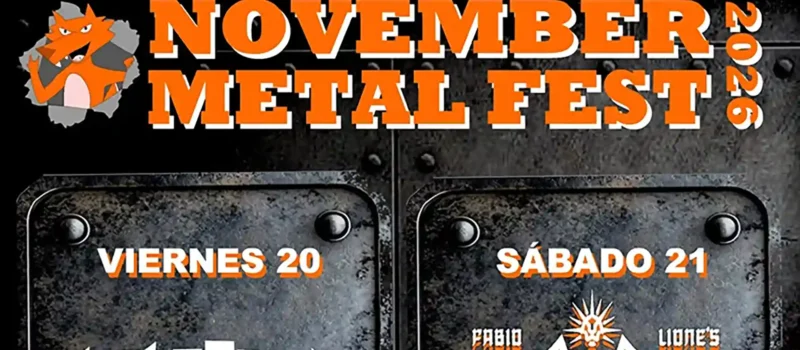 Cartel del November Metal Fest 2026