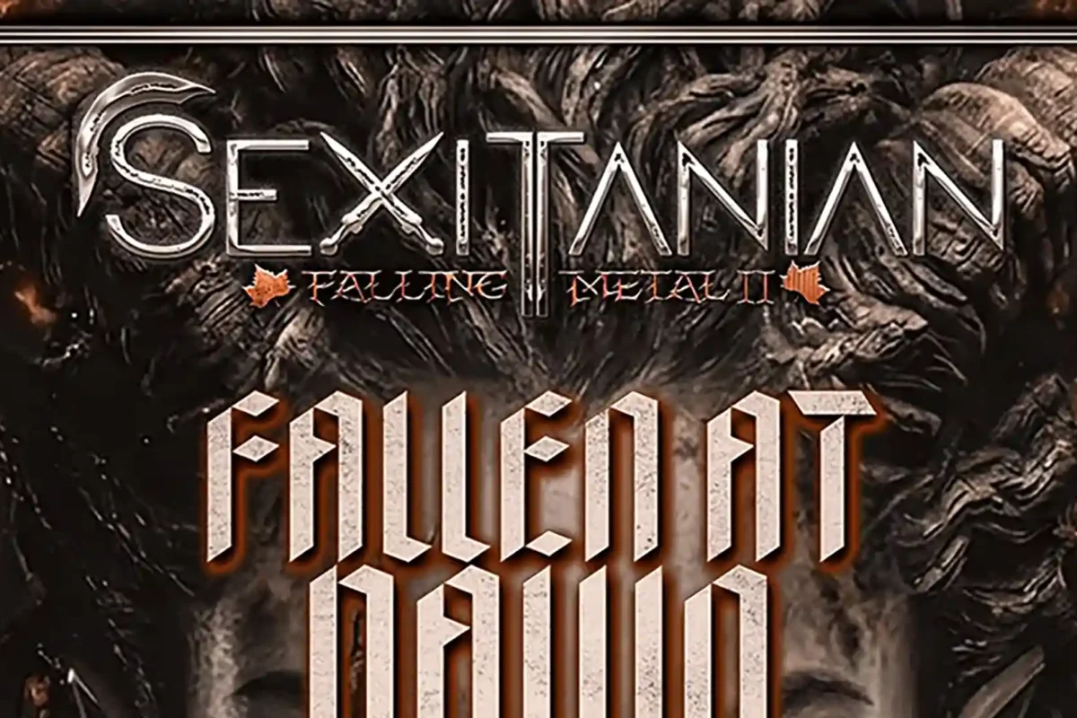 Cartel de la segunda edición del Sexitanian Falling Metal