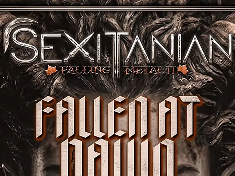 Cartel de la segunda edición del Sexitanian Falling Metal