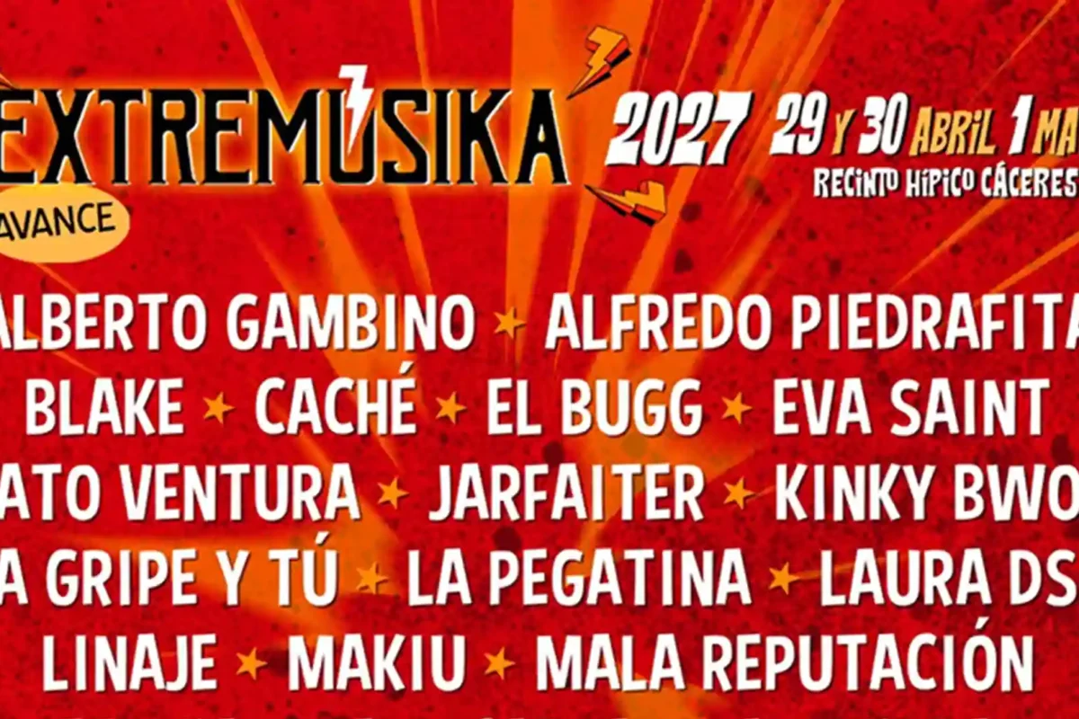 Primera tanda de confirmaciones del Extremúsika 2027