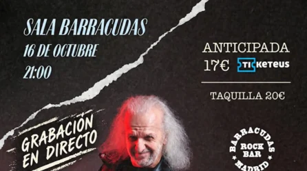 Armando de Castro grabará su próxima actuación en Madrid