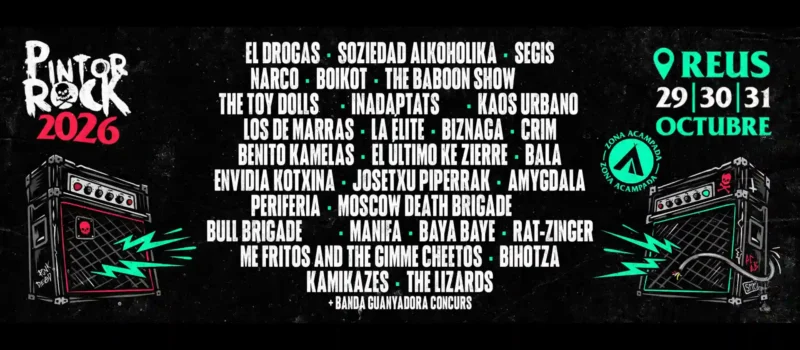 Horarios del PintorRock 2026