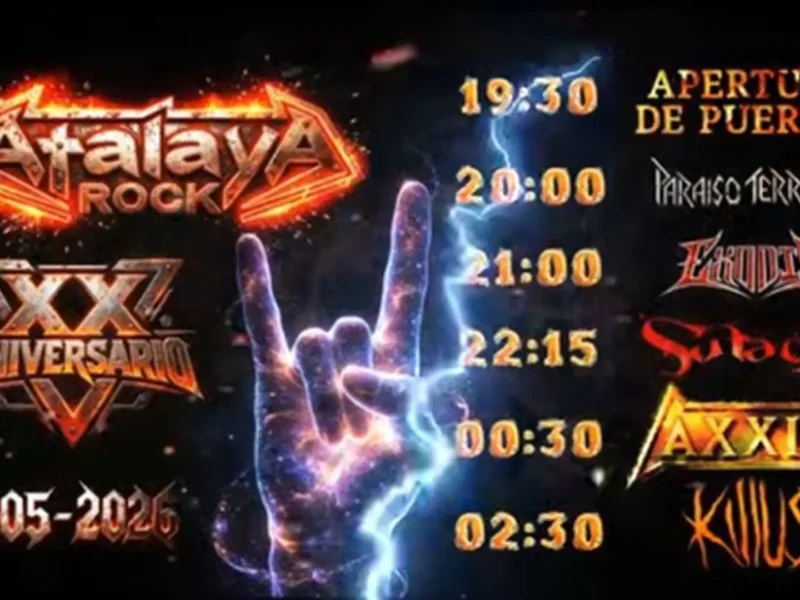 Horarios del Atalaya Rock Festival 2026